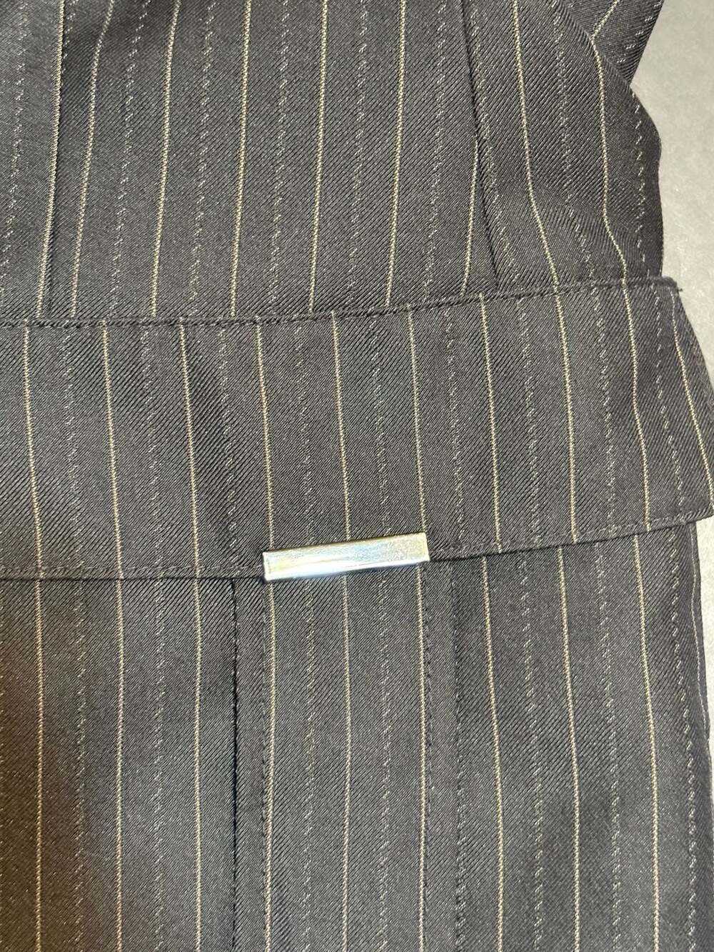 Kasper Women's One-Button Pinstripe Blazer Black Size 10 - Picture 8 of 10